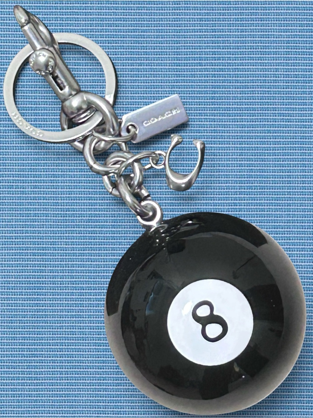 COACH 8 Ball Bag Charm/Keyring